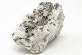 4.8" Quartz and Chalcopyrite Crystal Association - Peru - #195645-2